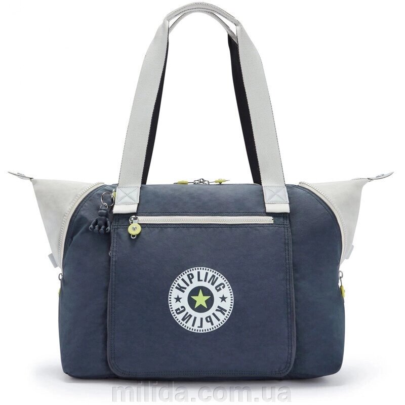 Жіноча сумка Kipling WELLNESS ART M Grey Slate Bl (Z60) KI4277_Z60 від компанії інтернет-магазин "_Міліда_" - фото 1