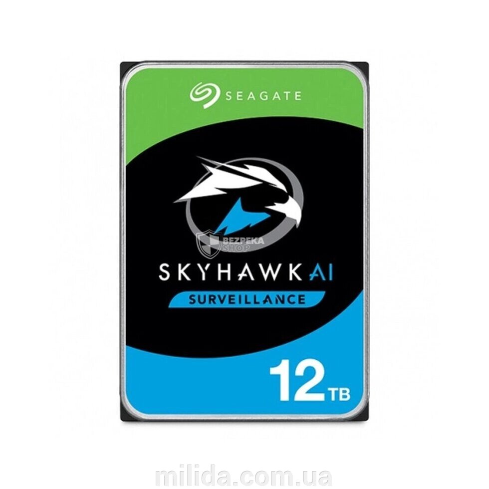 Жорсткий диск 12TB Seagate SkyHawk AI ST12000VE001 для відеоспостереження від компанії інтернет-магазин "_Міліда_" - фото 1