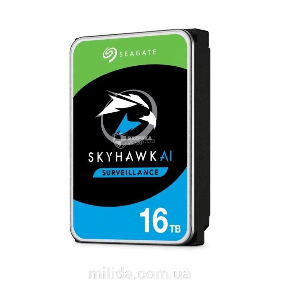 Жорсткий диск 16TB Seagate SkyHawk AI ST16000VE002 для відеоспостереження від компанії інтернет-магазин "_Міліда_" - фото 1