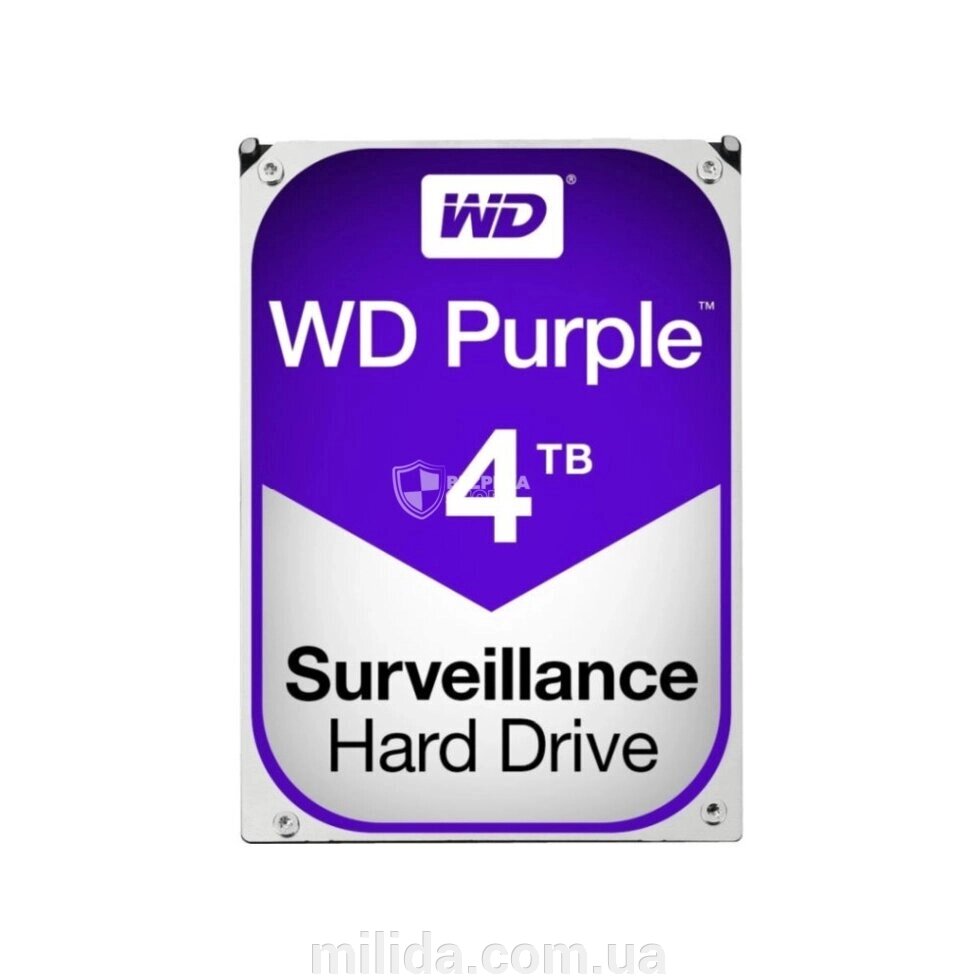 Жорсткий диск 4TB Western Digital WD42PURZ для відеоспостереження від компанії інтернет-магазин "_Міліда_" - фото 1