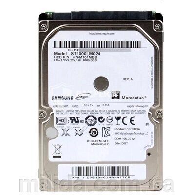 Жорсткий диск HDD SATA 2.5" 1TB 5400RPM 8MB ST1000LM024 від компанії інтернет-магазин "_Міліда_" - фото 1