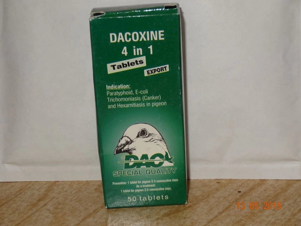 Dacoxine 4in1 DAC (Дакоксін 4в1), 10 таб від компанії ФОП "Георгіев Г. К." - фото 1