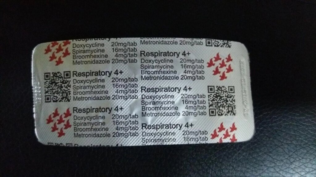 Respiratory 4+ DAC (Респіраторі 4+), 10 таб від компанії ФОП "Георгіев Г. К." - фото 1