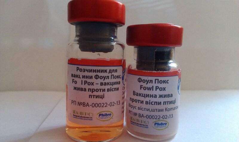 Вакцина Fowl Pox 1000 доз від компанії ФОП "Георгіев Г. К." - фото 1