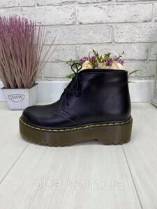 Жіночі черевики Dr. Martens Чорна шкіра