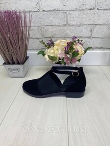 Жіноче взуття Чорна замша