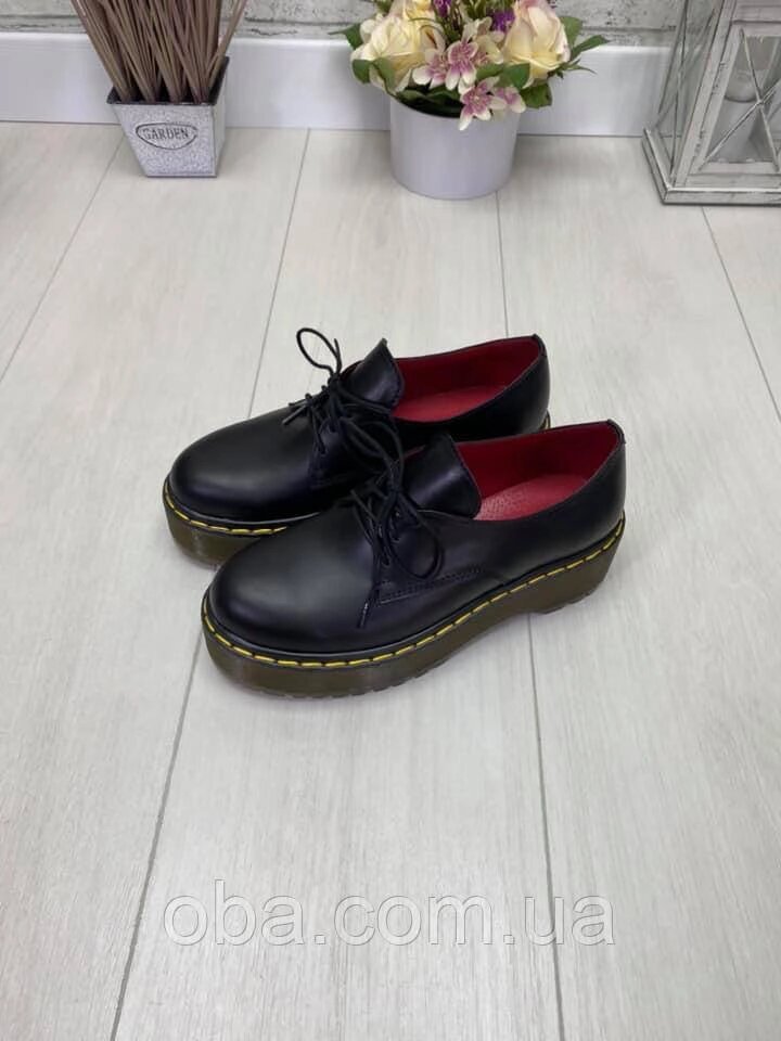 Жіноче взуття броги на підошві Dr. Martens від компанії Маслина - фото 1