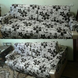 Заміна обшивки двомісний диван Русанівка
