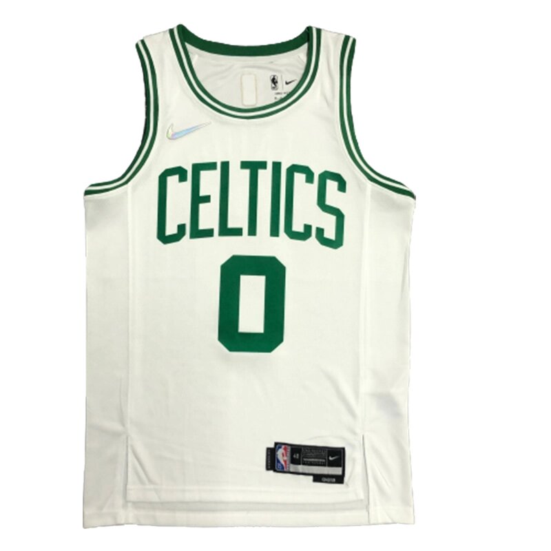 Баскетбольна джерсі 2021 Nike NBA Boston Celtics №0 Jayson Tatum white print від компанії Basket Family - фото 1