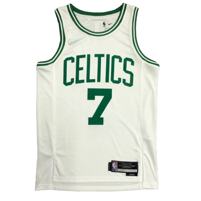 Баскетбольна джерсі 2021 Nike NBA Boston Celtics №7 Jaylen Brown white print від компанії Basket Family - фото 1