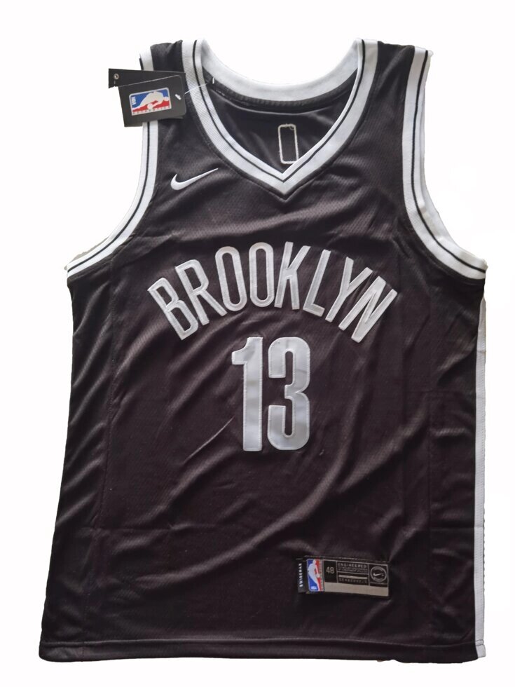 Баскетбольна джерсі 2021 Nike NBA Brooklyn Nets №13 James Harden black від компанії Basket Family - фото 1