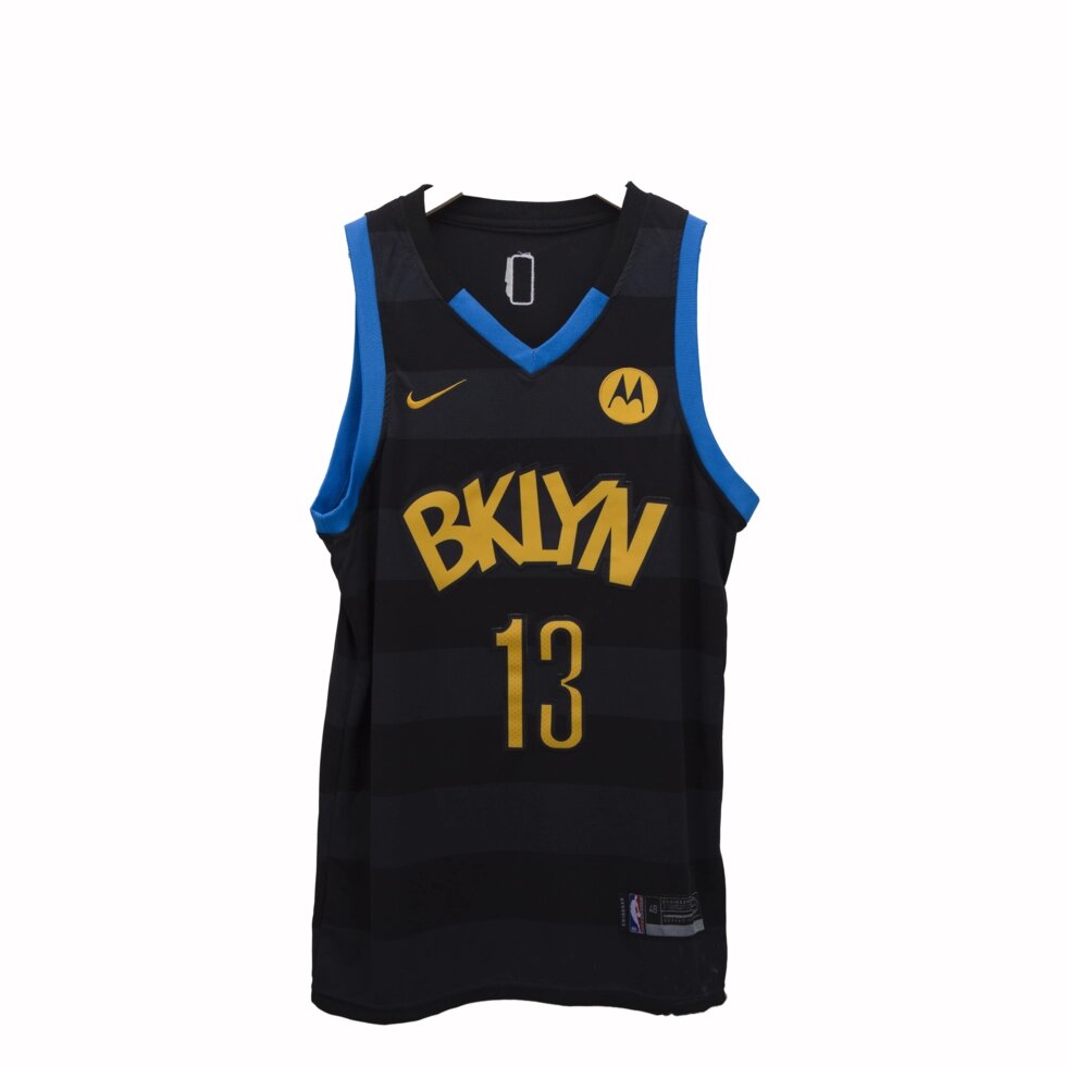 Баскетбольна джерсі 2021 Nike NBA Brooklyn Nets №13 James Harden чорна від компанії Basket Family - фото 1