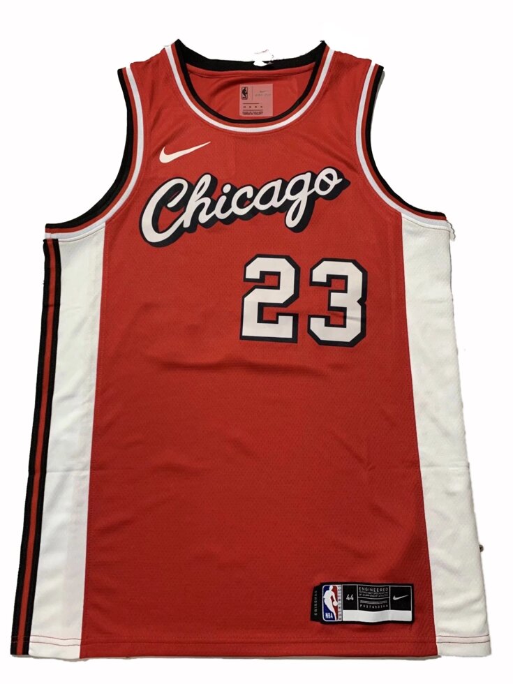 Баскетбольна джерсі 2021 Nike NBA Chicago Bulls №23 Michael Jordan City Edition print від компанії Basket Family - фото 1