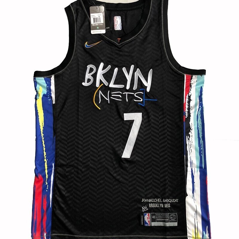 Баскетбольна джерсі 2021 Nike NBA New Collection Brooklyn Nets №7 Kevin Durant Black від компанії Basket Family - фото 1