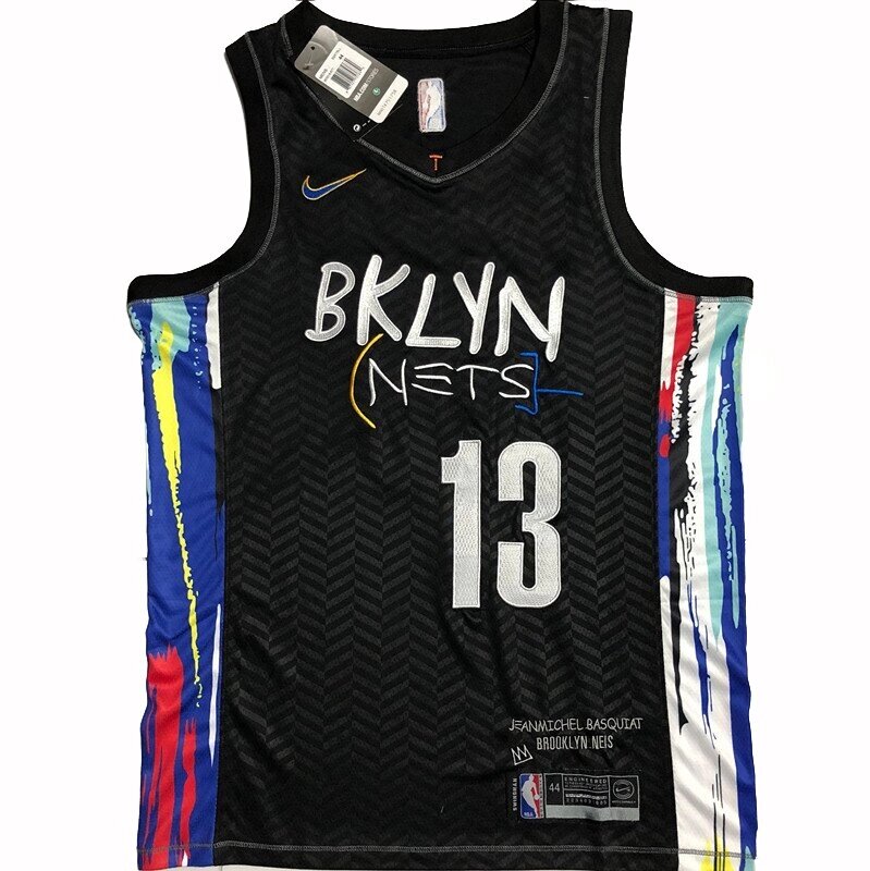 Баскетбольна джерсі 2021 Nike NBA New Collection Hardwood Classics Brooklyn Nets №13 James Harden black від компанії Basket Family - фото 1