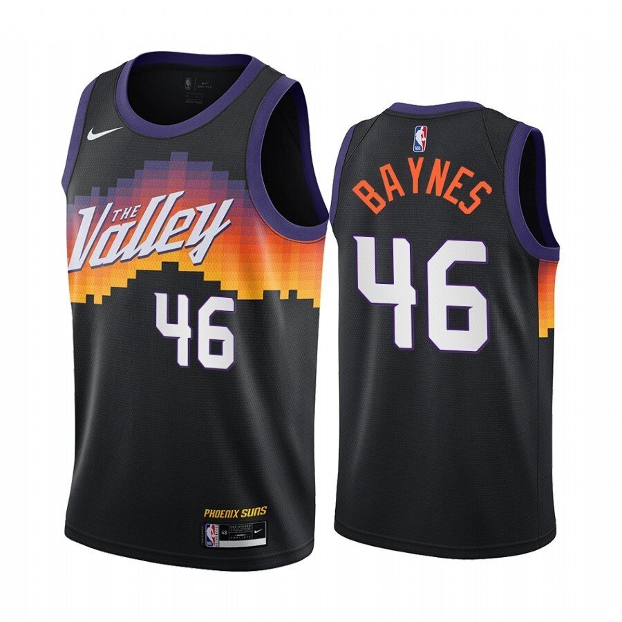 Баскетбольна джерсі 2021 Nike NBA Phoenix Suns №46 John Baynes City Edition print від компанії Basket Family - фото 1