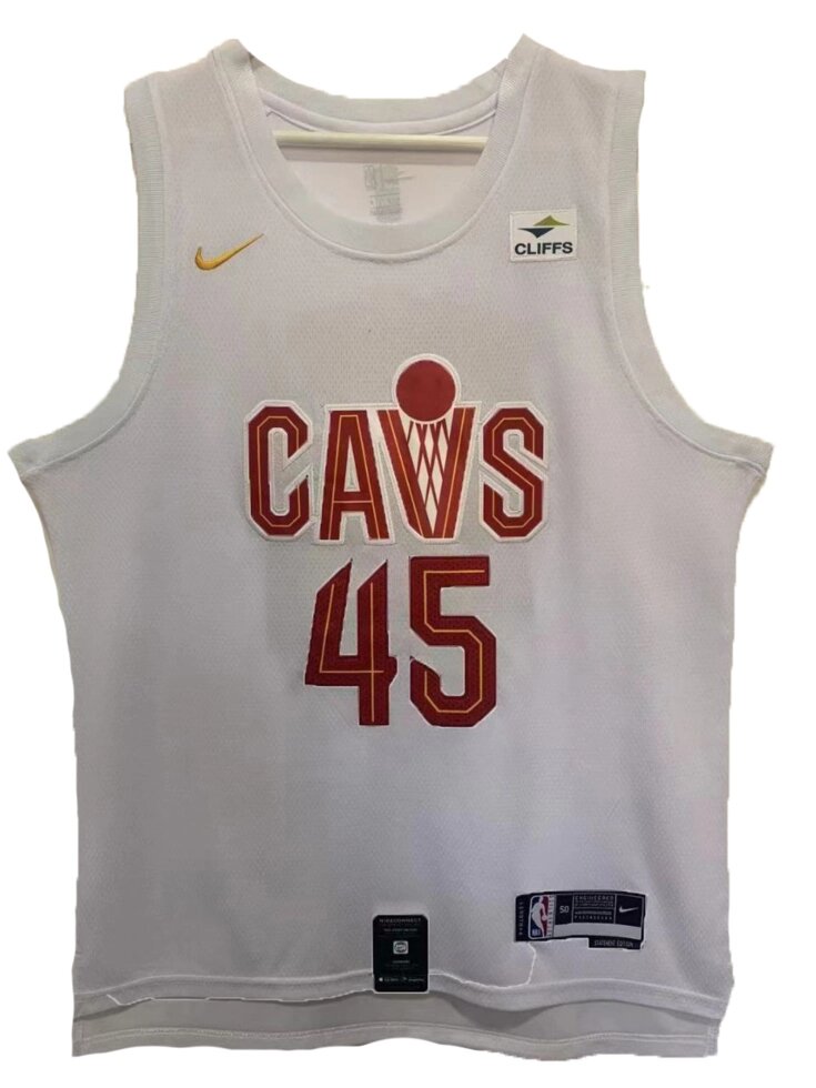 Баскетбольна джерсі 2022 Nike NBA Cleveland Cavaliers №45 Donovan Mitchell White від компанії Basket Family - фото 1