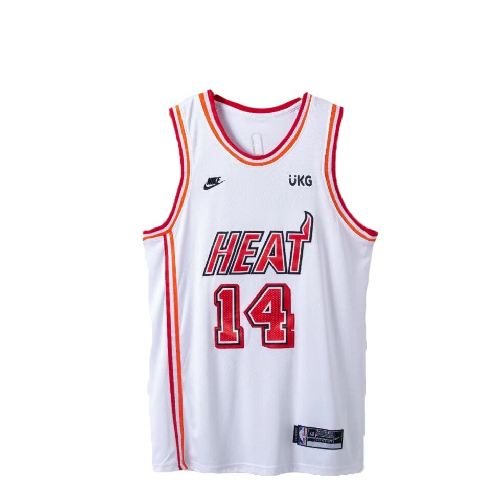Баскетбольна джерсі 2022 Nike NBA Miami Heat №14 Tyler Herro White від компанії Basket Family - фото 1