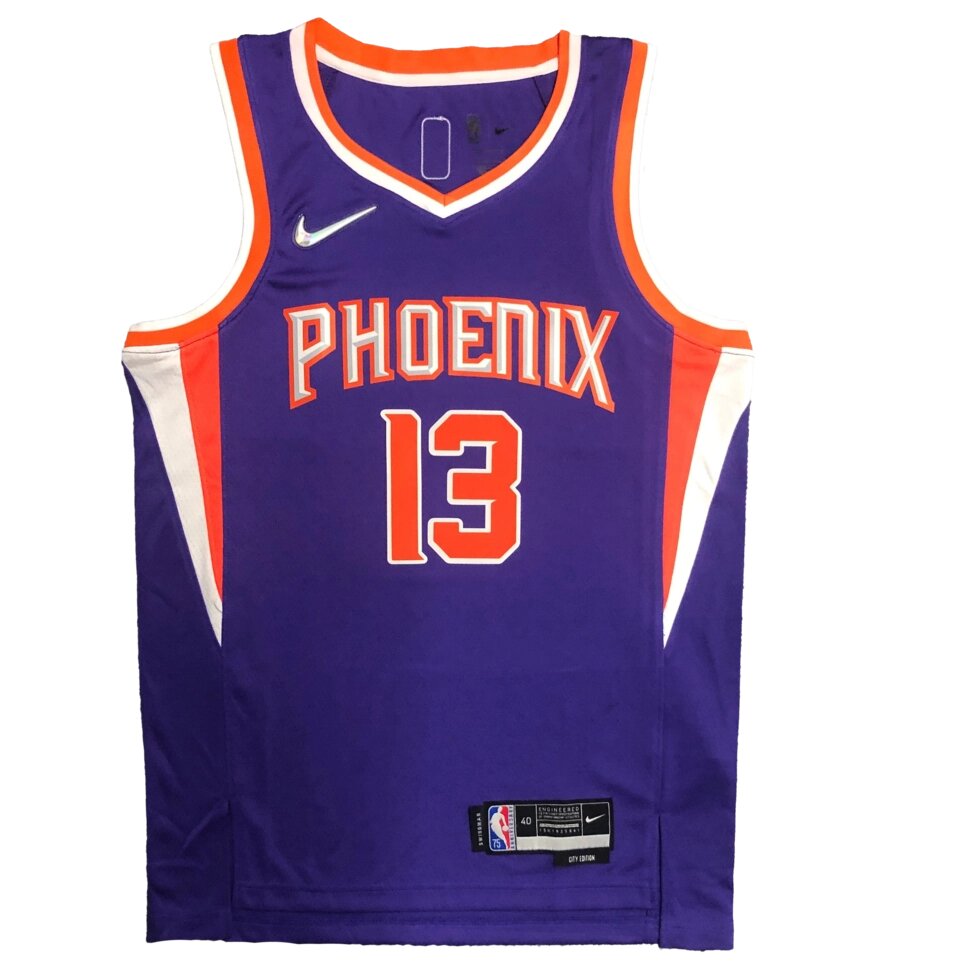 Баскетбольна джерсі 2022 Nike NBA Phoenix Suns №13 Steve Nash Purple Print від компанії Basket Family - фото 1