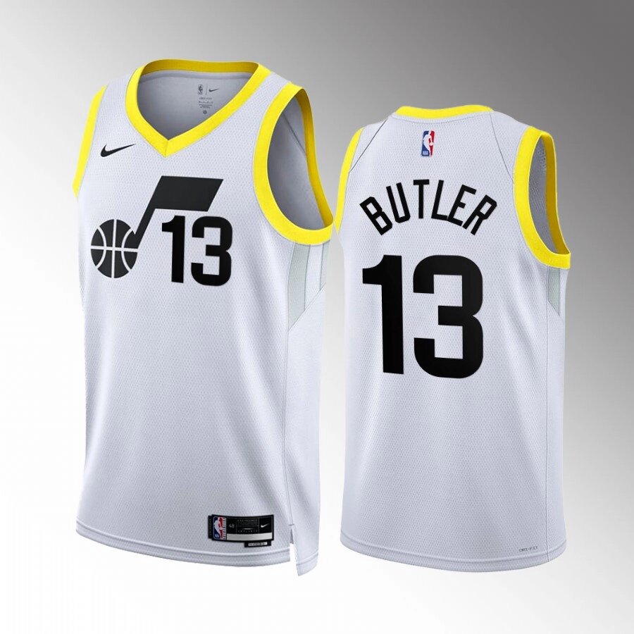 Баскетбольна джерсі 2022 Nike NBA Utah Jazz №13 Jared Butler White Print від компанії Basket Family - фото 1