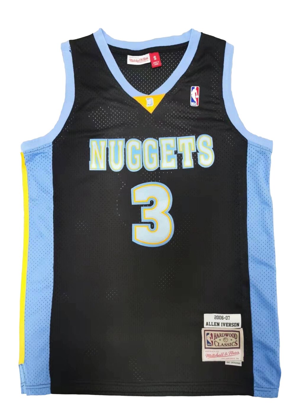 Баскетбольна джерсі 2023 NBA Denver Nuggets №3 Allen Iverson Blue від компанії Basket Family - фото 1