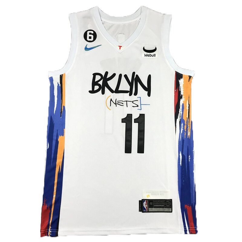 Баскетбольна джерсі 2023 Nike NBA Brooklyn Nets №11 Kyrie Irving White. від компанії Basket Family - фото 1