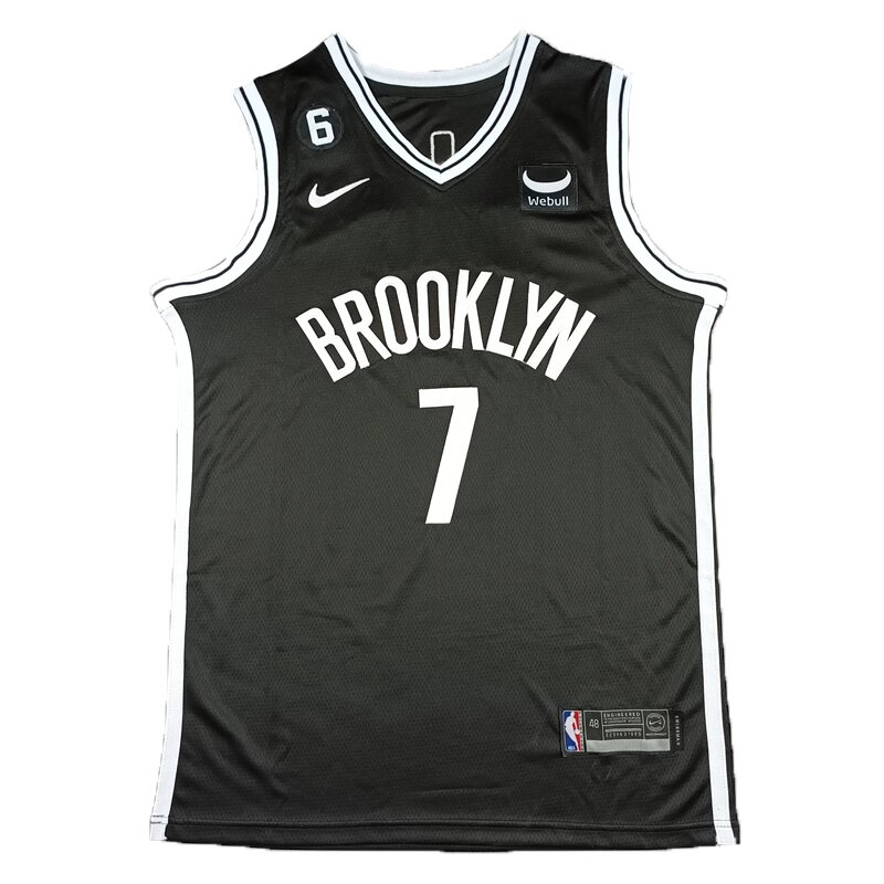 Баскетбольна джерсі 2023 Nike NBA Brooklyn Nets №7 Kevin Durant Black від компанії Basket Family - фото 1