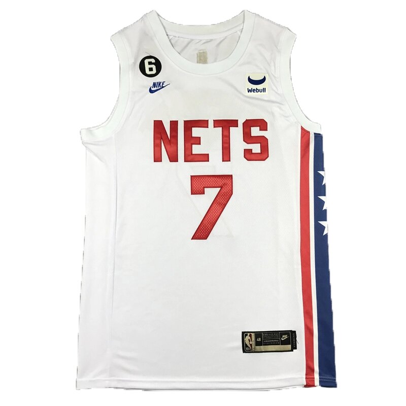 Баскетбольна джерсі 2023 Nike NBA Brooklyn Nets №7 Kevin Durant White від компанії Basket Family - фото 1