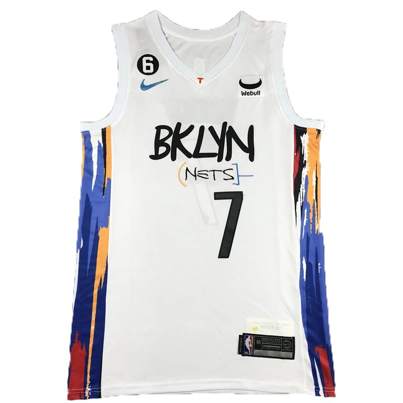 Баскетбольна джерсі 2023 Nike NBA Brooklyn Nets №7 Kevin Durant White. від компанії Basket Family - фото 1