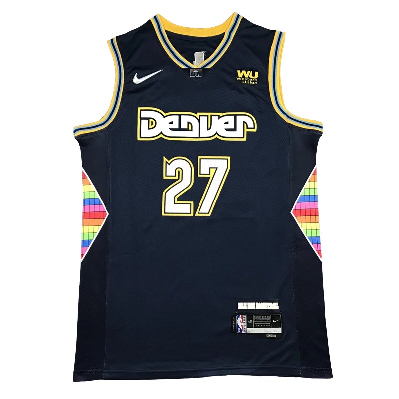Баскетбольна джерсі 2023 Nike NBA Denver Nuggets №27 Jamal Murray Black від компанії Basket Family - фото 1
