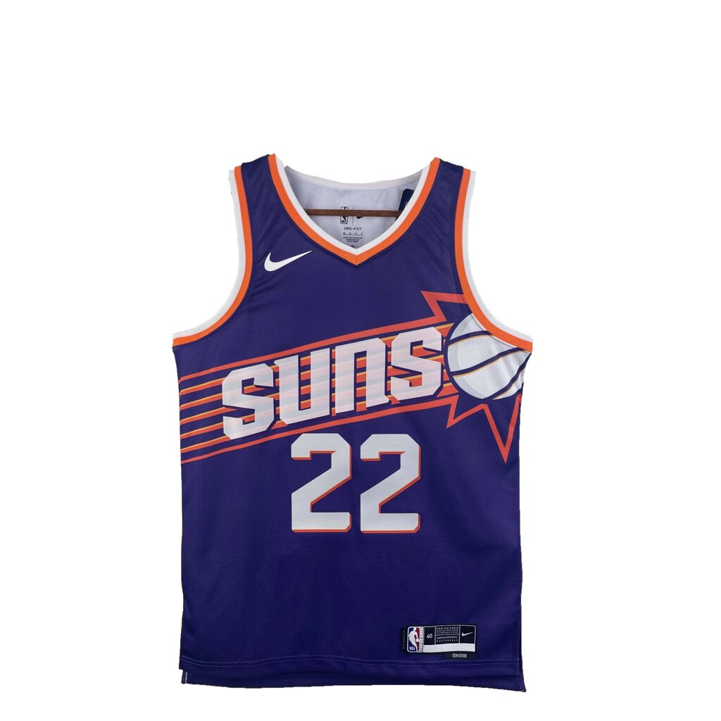 Баскетбольна джерсі 2023 Nike NBA Phoenix Suns №22 Deandre Ayton Purple Print від компанії Basket Family - фото 1