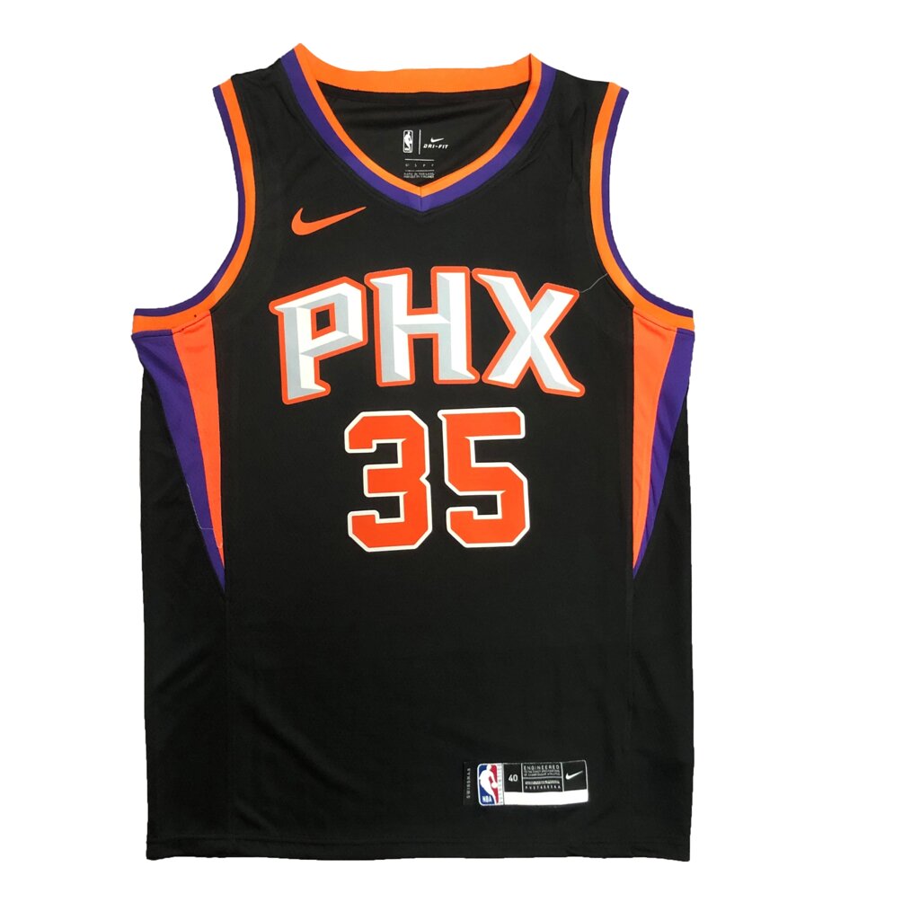 Баскетбольна джерсі 2023 Nike NBA Phoenix Suns №35 Kevin Durant Black Print від компанії Basket Family - фото 1