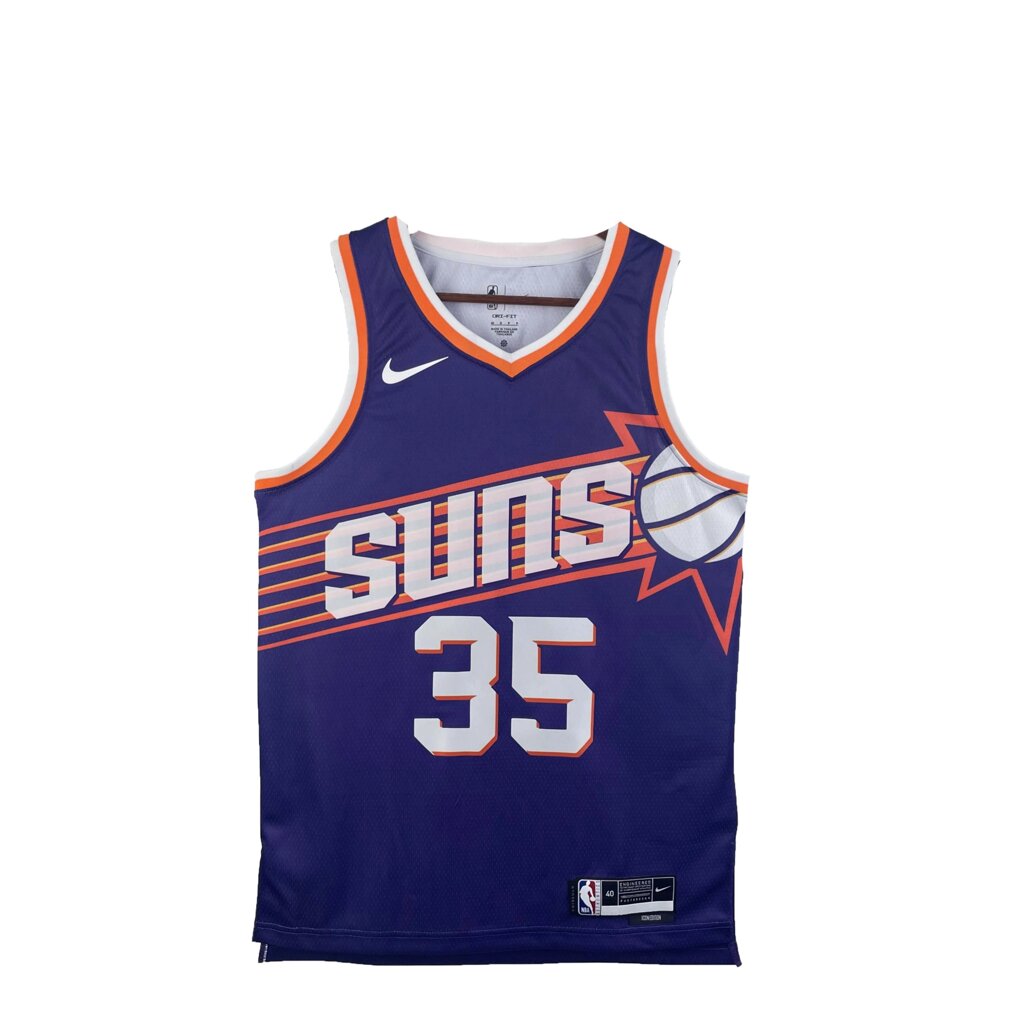 Баскетбольна джерсі 2023 Nike NBA Phoenix Suns №35 Kevin Durant Purple Print від компанії Basket Family - фото 1
