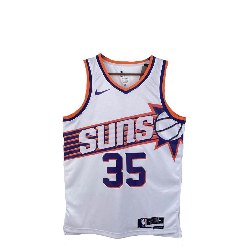 Баскетбольна джерсі 2023 Nike NBA Phoenix Suns №35 Kevin Durant White Print від компанії Basket Family - фото 1