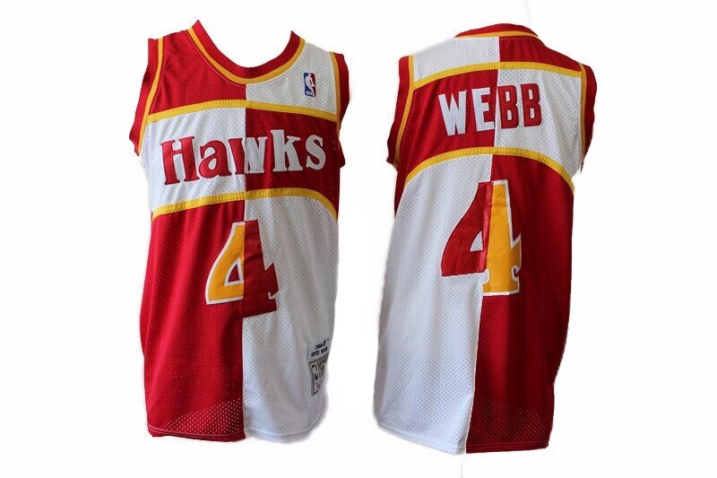 Баскетбольна джерсі Adidas NBA Atlanta Hawks №4 Jacob Webb red-white від компанії Basket Family - фото 1