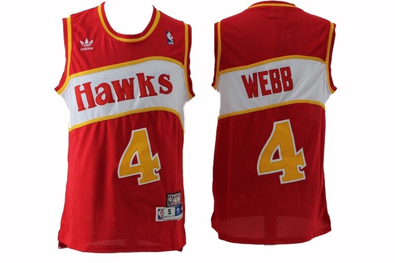 Баскетбольна джерсі Adidas NBA Atlanta Hawks №4 Jacob Webb white-red від компанії Basket Family - фото 1