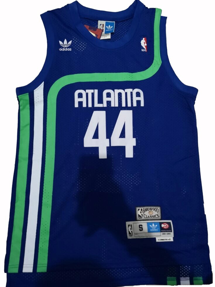 Баскетбольна джерсі Adidas NBA Atlanta Hawks №44 Pete Maravich Blue від компанії Basket Family - фото 1