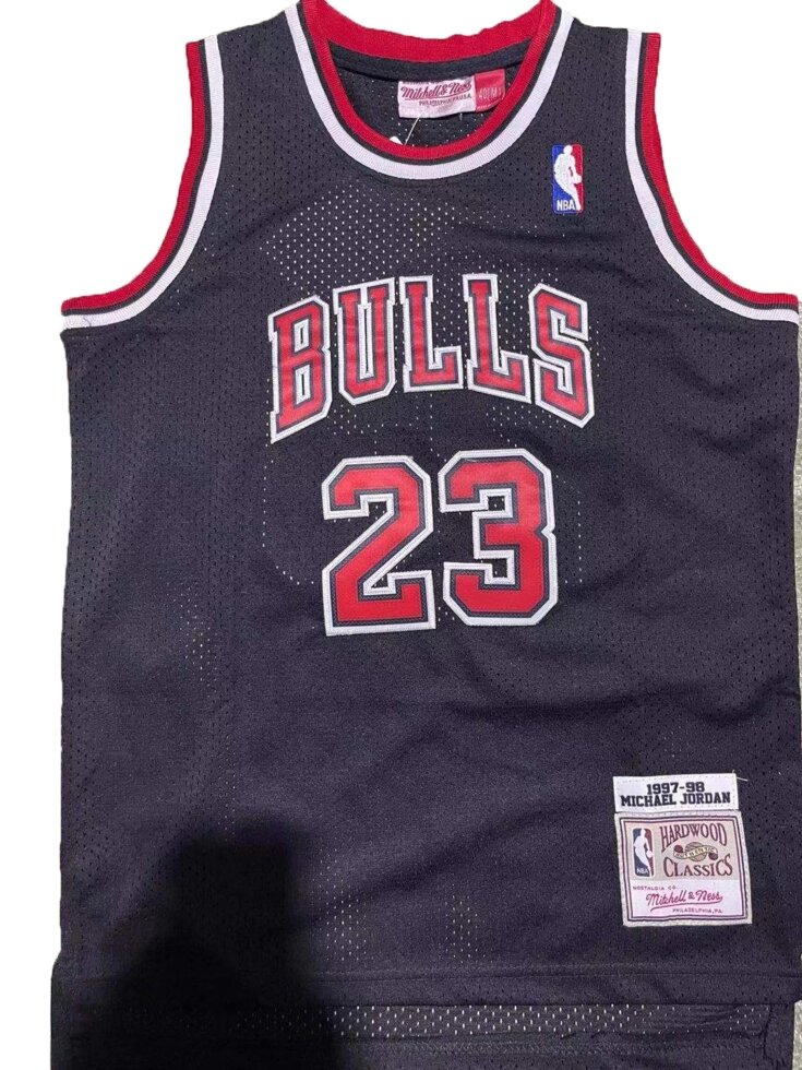 Баскетбольна джерсі Adidas NBA Chicago Bulls №23 Michael Jordan Black від компанії Basket Family - фото 1