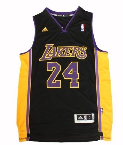 Баскетбольна джерсі Adidas NBA Los Angeles Lakers №24 Kobe Bryant black від компанії Basket Family - фото 1