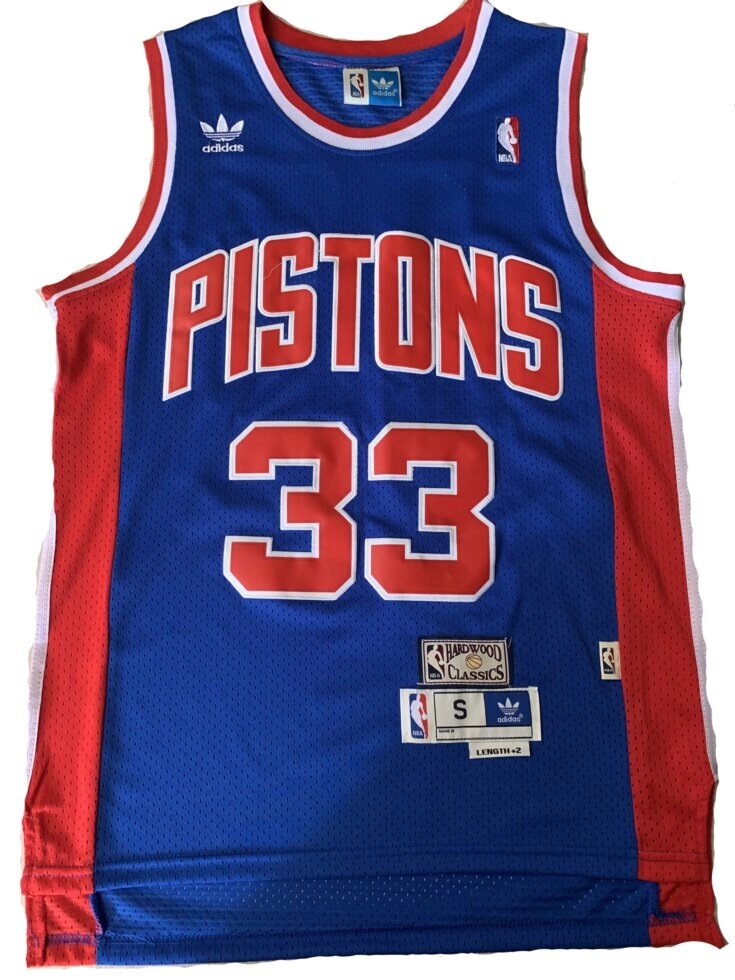 Баскетбольна джерсі Detroit Pistons NBA Grant Hill №33 blue від компанії Basket Family - фото 1