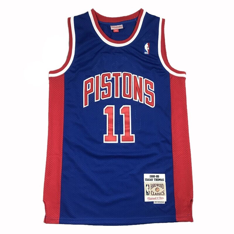Баскетбольна джерсі Detroit Pistons NBA №11 Isiah Thomas blue від компанії Basket Family - фото 1