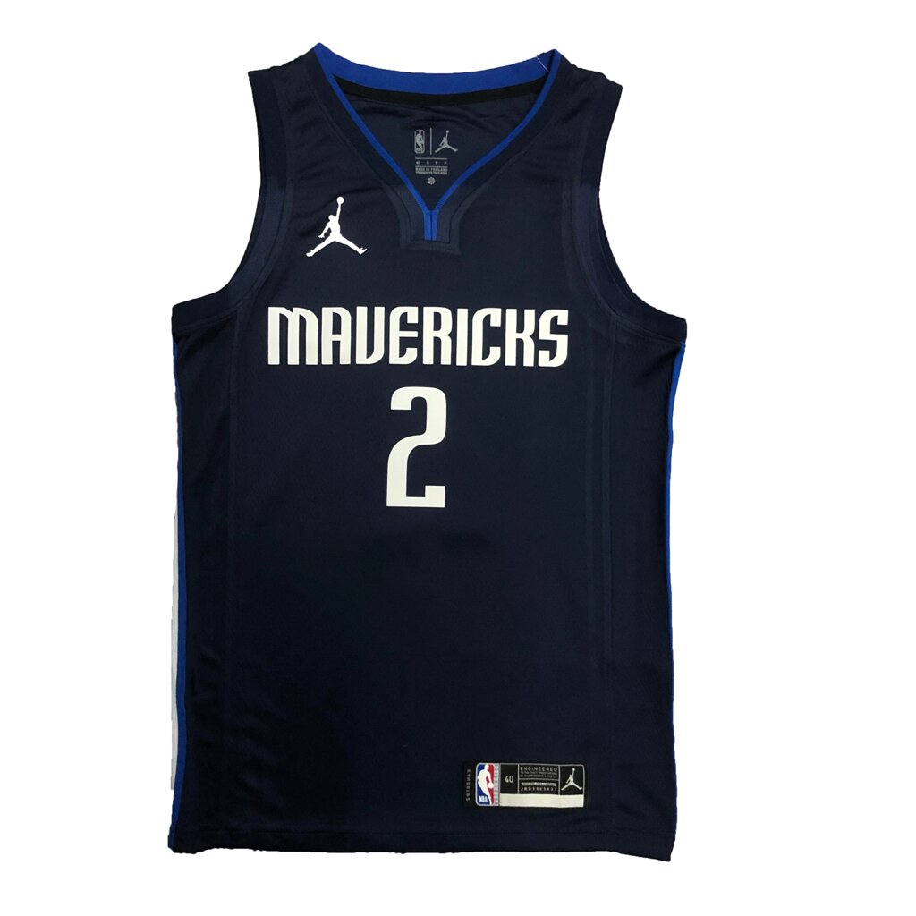 Баскетбольна джерсі Jordan Dallas Mavericks №2 Kyrie Irving Blue print від компанії Basket Family - фото 1