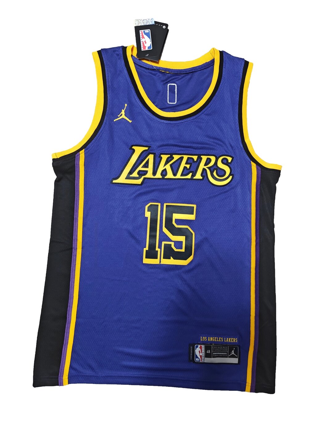 Баскетбольна джерсі Jordan NBA Los Angeles Lakers №15 Austin Reaves Purple від компанії Basket Family - фото 1