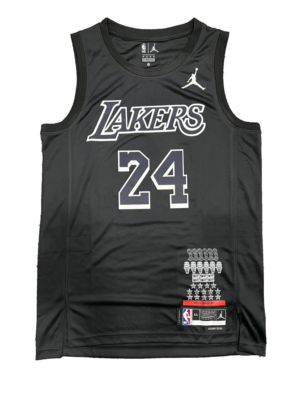 Баскетбольна джерсі Jordan NBA Los Angeles Lakers №24 Kobe Bryant Black Print від компанії Basket Family - фото 1