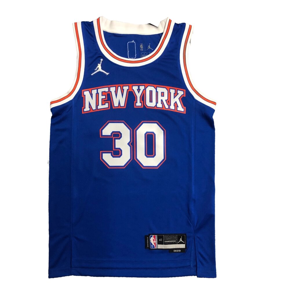 Баскетбольна джерсі Jordan NBA New York Knicks №30 Julius Randle Blue Print від компанії Basket Family - фото 1