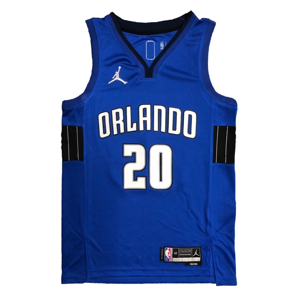Баскетбольна джерсі Jordan NBA Orlando Magic №20 Markelle Fultz Blue Print від компанії Basket Family - фото 1