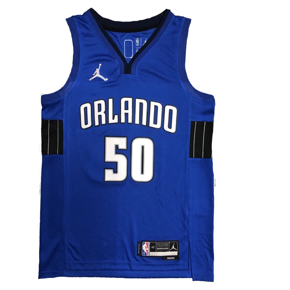 Баскетбольна джерсі Jordan NBA Orlando Magic №50 Cole Anthony Blue Print від компанії Basket Family - фото 1