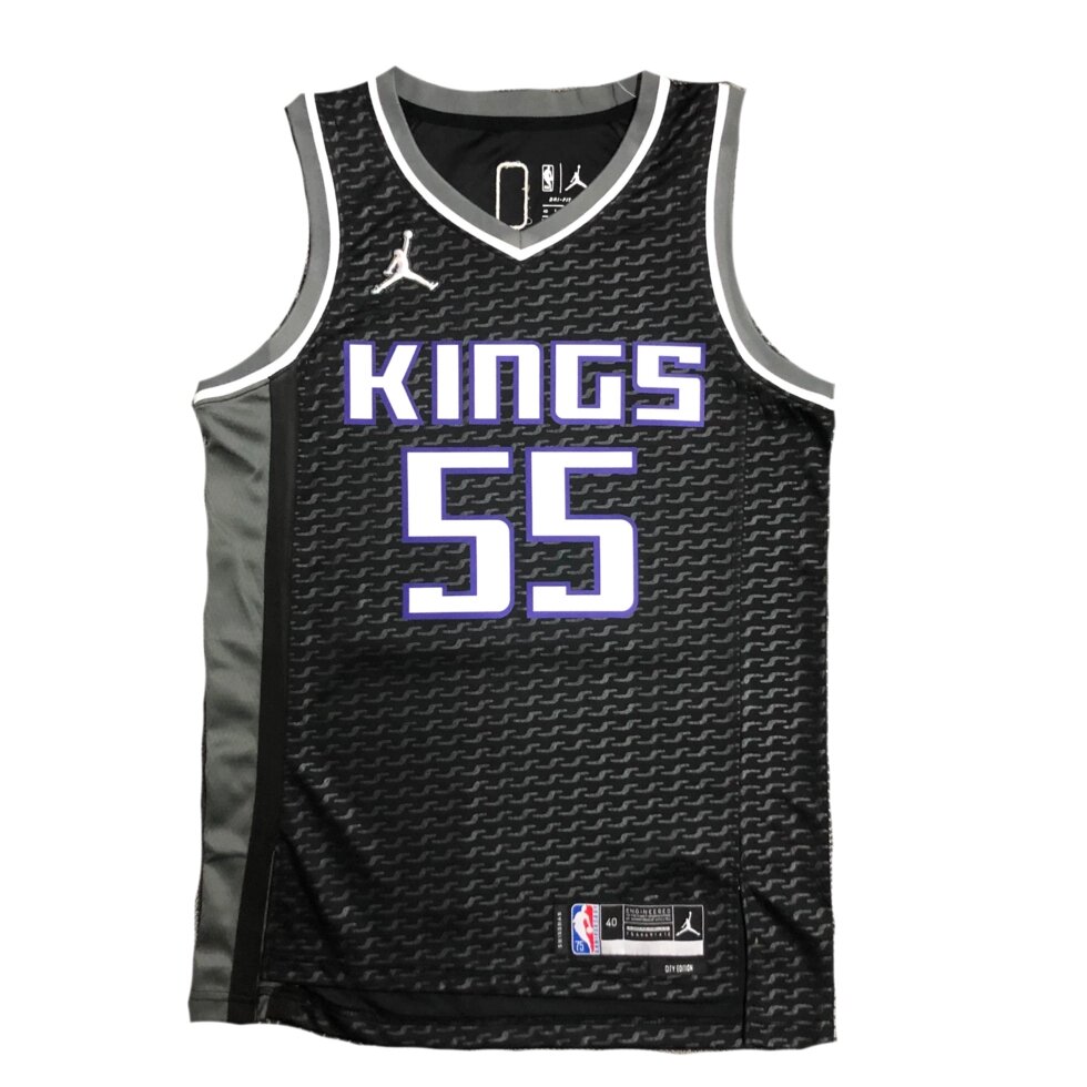Баскетбольна джерсі Jordan NBA Sacramento Kings №55 Jason Williams Black Print від компанії Basket Family - фото 1