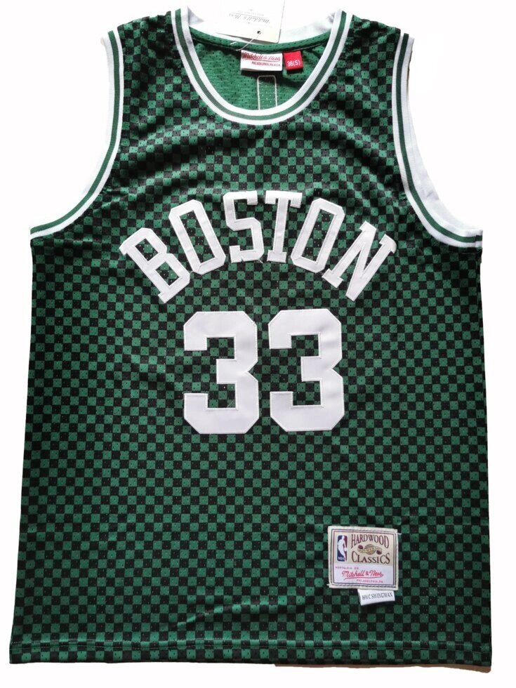 Баскетбольна джерсі NBA Boston Celtics №33 Larry Bird зелений від компанії Basket Family - фото 1