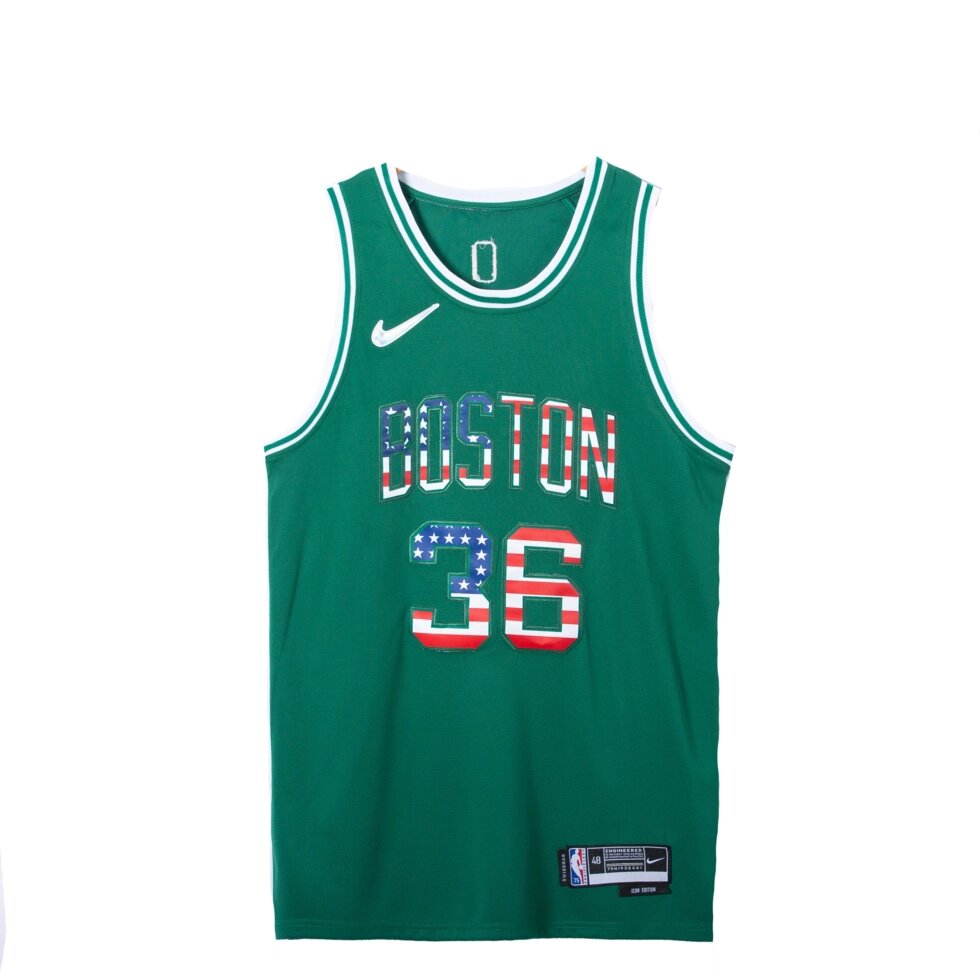 Баскетбольна джерсі NBA Boston Celtics №36 Marcus Smart Green від компанії Basket Family - фото 1